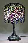 The 22" Laburnum Lamp of Dr.Grotepass-Studios: Tiffany Lamps and Bronze Lamp Bases. Stained glass Designs of Tiffany Studios New York : Leaded glass Lamps, Lamp fixtures and Tiffany Bronze Items, Table lamps, Desk lamps, Floor lamps, Ceiling lamps, Hanging lamps