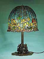 Flowering Lotus Lamp Tiffany Studios design