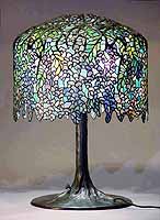 Wisteria Tiffany lamp multicolor