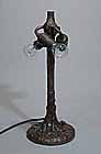 Small Tree trunk #349 Bronze casted Tiffany lamp base                                                                                                                                      # 349 (SMALL)